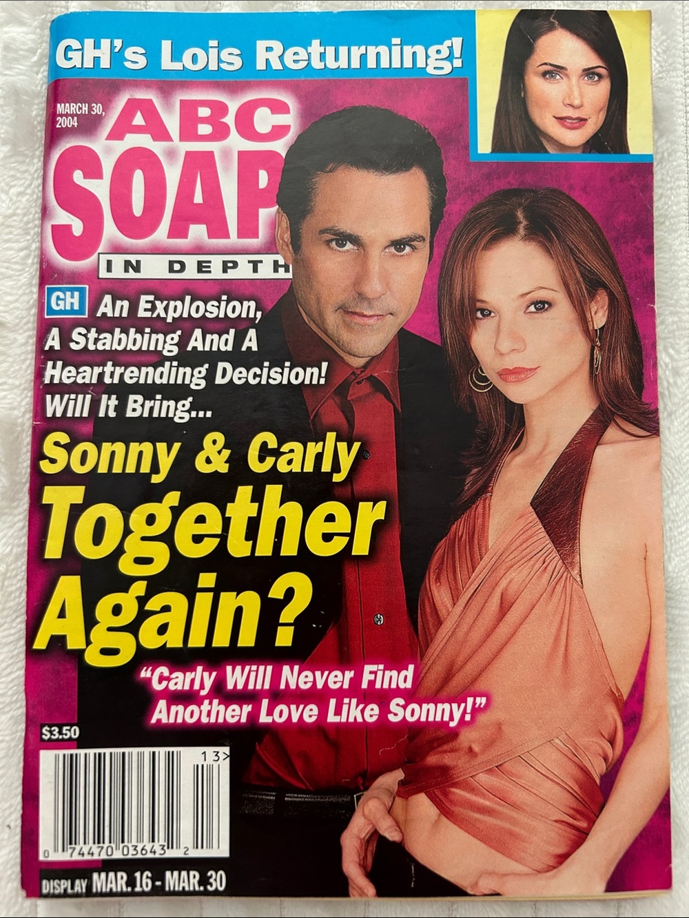 03/16/2004-03/30/2004 Vintage ABC Soaps In Depth Magazine - Volume 8 Issue 13